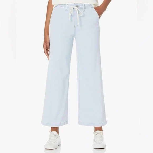 PAIGE Women's Carly High rise Ankle Length Tie Waist in Kokomo size 29 EUC - Picture 1 of 4